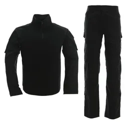 Tactical Suit Tactical Clothing Black Camouflage Suit  For Men