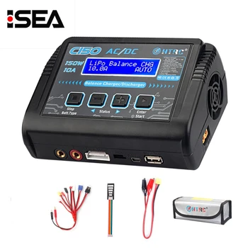 

HTRC C150 Balance Charger AC/DC 150W 10A discharger for LiPo LiHV LiFe Lilon NiCd NiMh Pb Battery RC Charger & 8 in 1 Wire