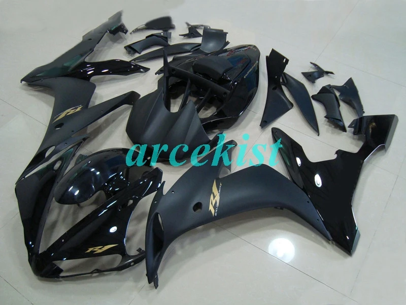 ABS Литье Мотоцикл Обтекатели наборы подходят для Yamaha YZF-1000-R1 2004 2005 2006 04 05 06 обтекатель кузова Набор матовый черный