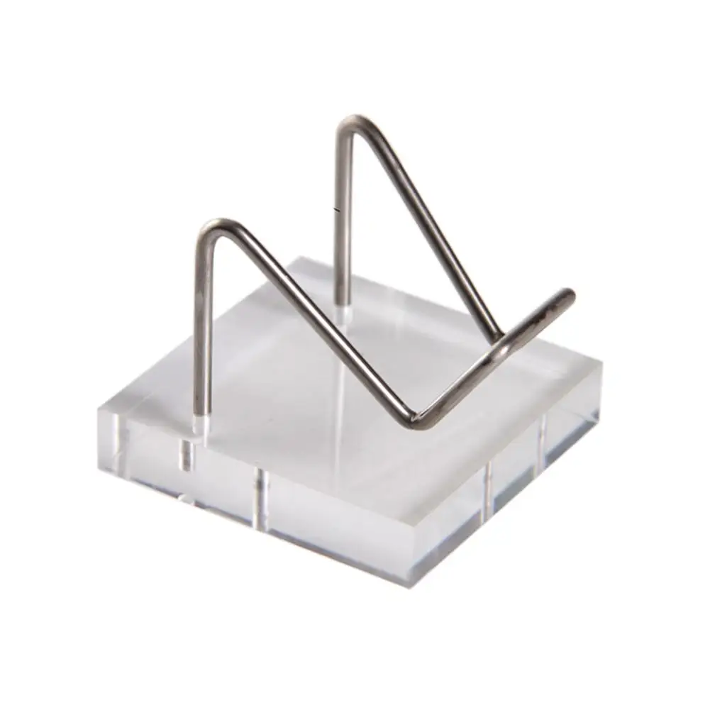 

Metal arm mineral display stand with acrylic creative item large capacity chain jewelry rack home decoration accessories