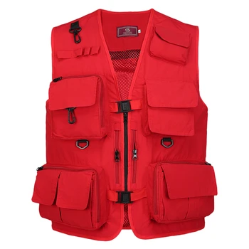 

Fishing Photography Vest Summer Multi Pockets Mesh Jackets Quick Dry Waistcoat fly fishing chest pack