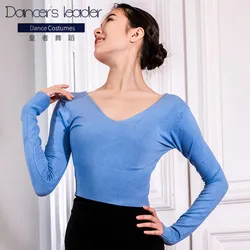 Ballet Dance Clothes Women's Sweater Tops Autumn Exercise Clothes Knitted Sweaters Dancing Tops Jackets