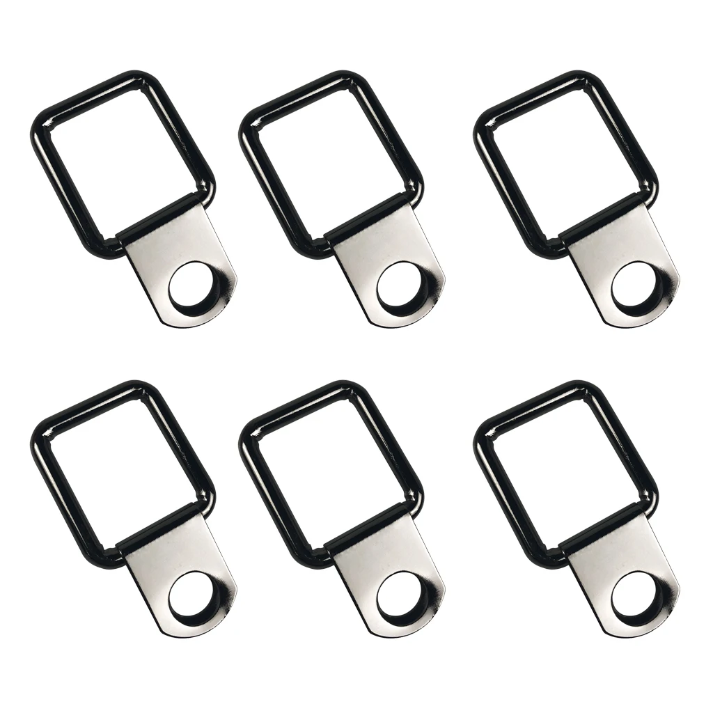6pcs Lashing Ring Ring Hook Lashing Lashing Ceiling Mount For Trailer Truck Boot Car Trunk