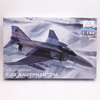 

1:144 USA F-4S NAUYPHANTOM Fighter Air Force Military Assembled Aircraft Model