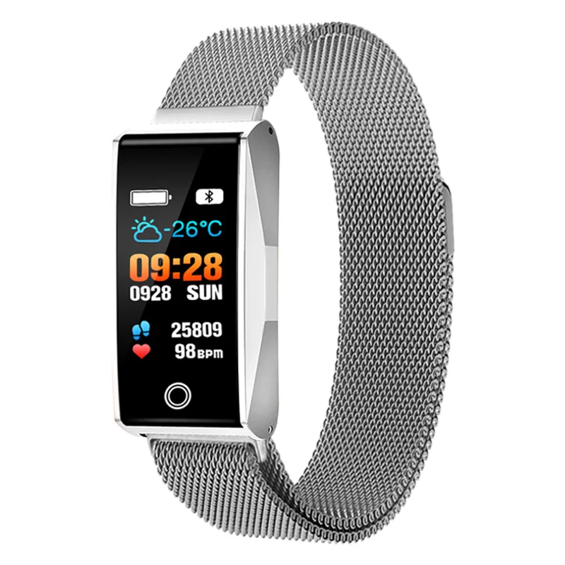 

Amazon Hot Selling Smart Bracelet Bluetooth Waterproof Sports Pedometer Heart Rate Bracelet SDK Interface APP Manufacturers Dire