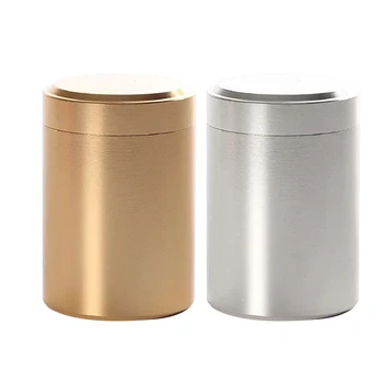 

2 Pcs Airtight Smell Proof Container Stash Jar Easy Carry Guard Stash Tea Jar Sealed Smoking Pipe
