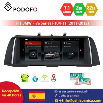 

Podofo Car Multimedia Player Android 7.1 2+32G Support Mirror Link Rear Camera Bluetooth GPS FOR BMW original car CIC system