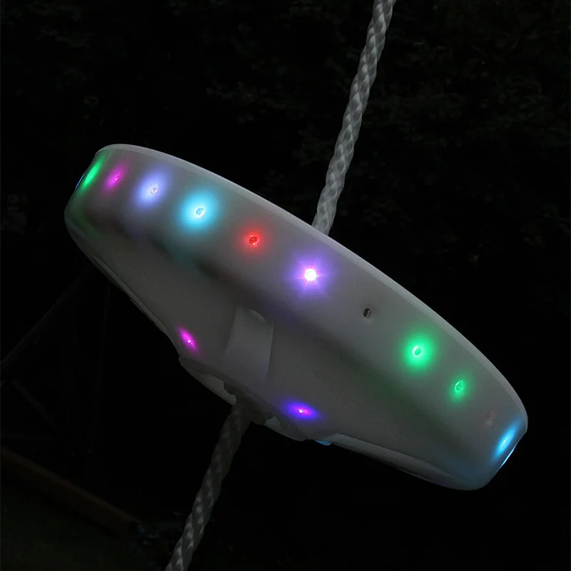 Kids Slackers Swing Seat Glowing Night Riderz Led Disc Flying Saucer Swing Set With Zipline Outdoor Toys Kids Slackers Swing Seat Glowing Night Riderz Led Disc Flying Saucer Swing Set With Zipline Outdoor Toys