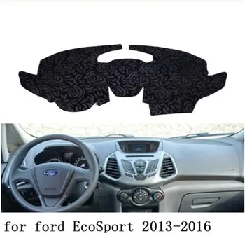 

Rose Pattern Non-slip Dashmat Dash Mat Dashboard Cover Pad Cover Carpet Car Sticker for Cadillac SRX 2013 2014 2015 Car Styling
