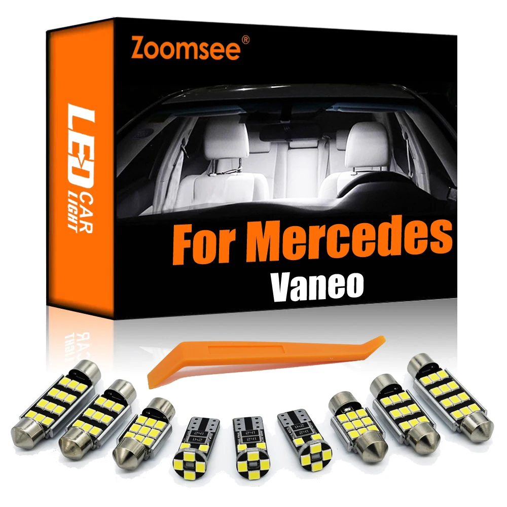 Zoomsee 13 шт. внутренний светодиодный для Mercedes Benz Vaneo 2002-2005 Canbus автомобиль лампы в