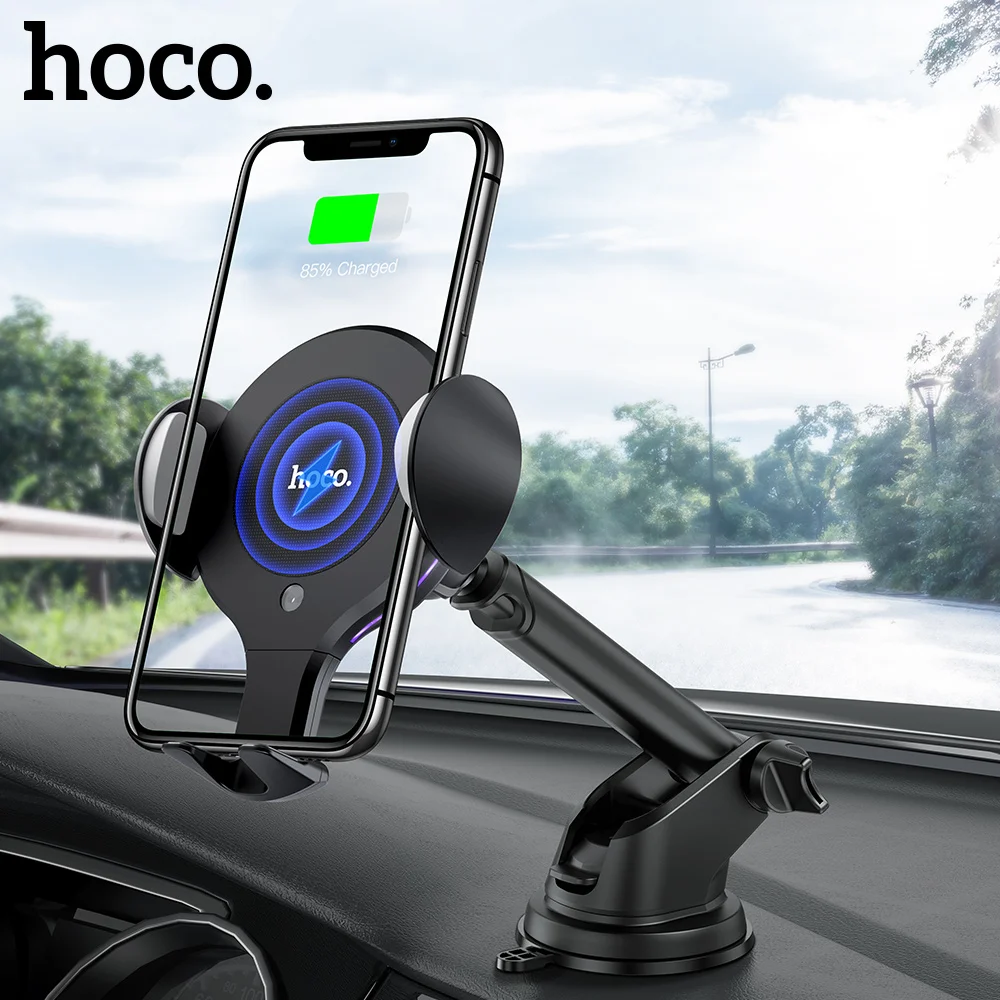 НОСО автомобильное крепление Qi Беспроводной быстро Зарядное устройство для iPhone