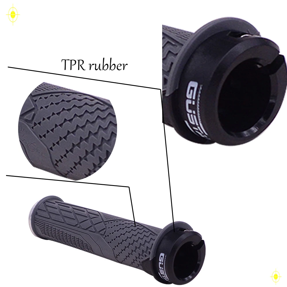 Poignées De Guidon Fischer Douces Et Amortissantes Pour Vélo - Noir, Lot De 2