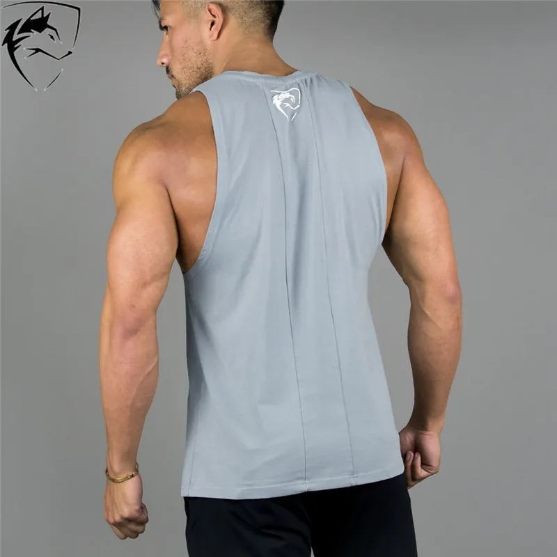 

ALPHALETE Brand New Gyms Stringer Bodybuilding Print Tank Top Men Fitness Singlet Sleeveless Shirt Muscle Vest Undershirt Tops