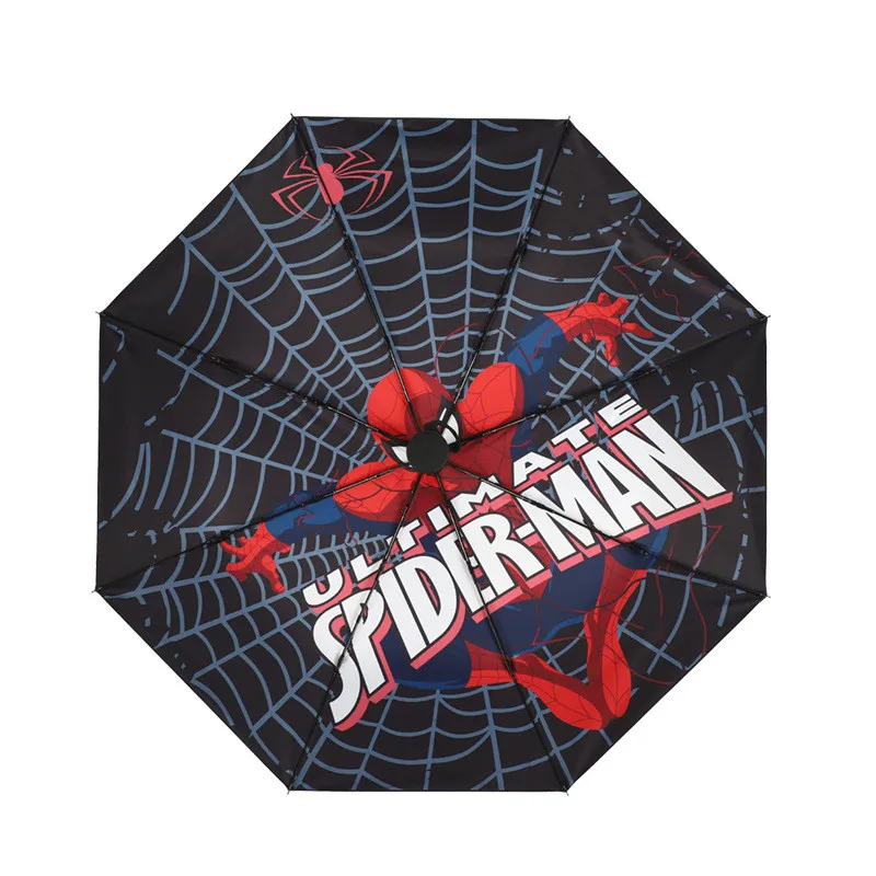 Disney Spiderman Fashion Portable Uv Pieghevole Automatico Ombrello Pioggia Resistente Al Vento Ombrellone Ombrellone Academy