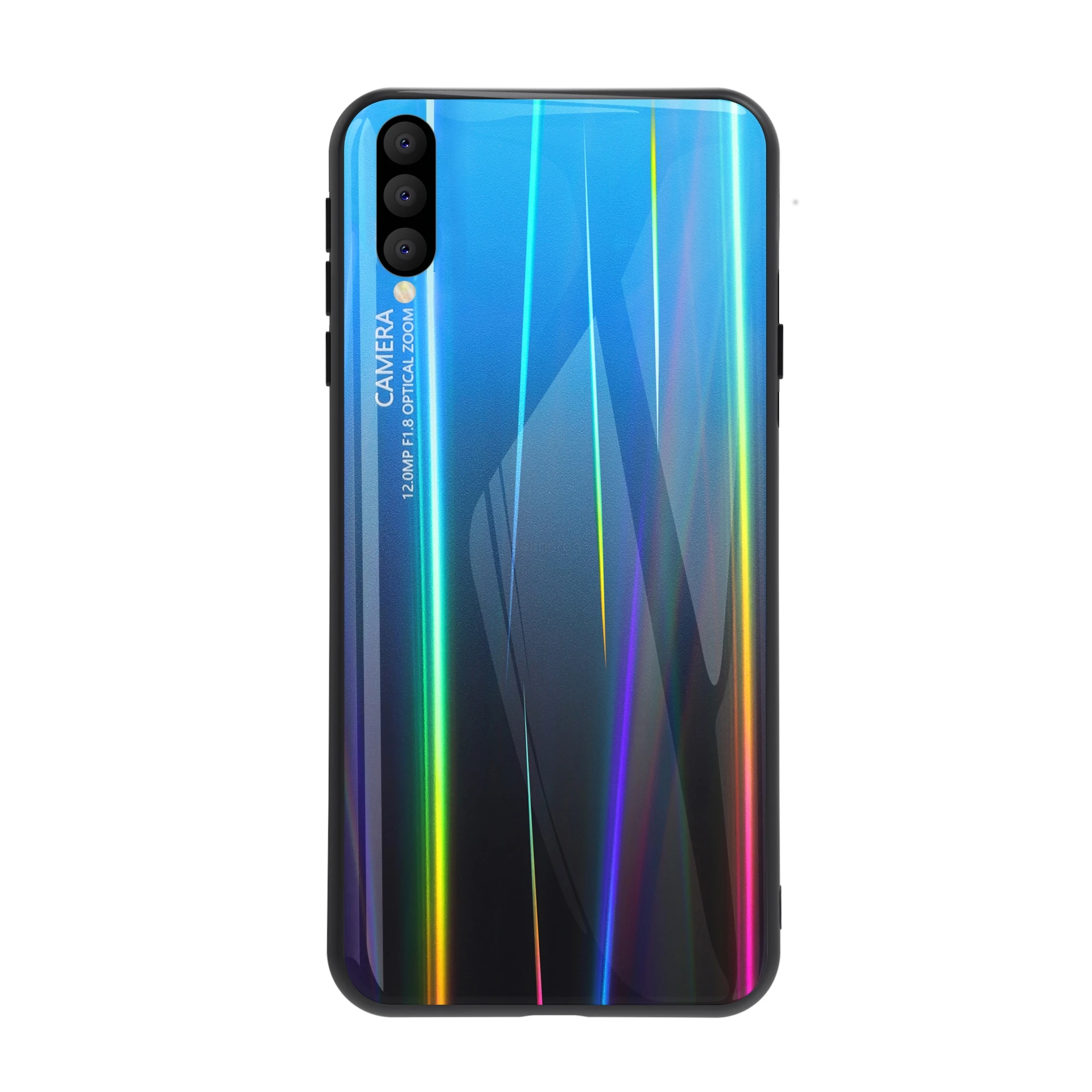 Aurora лазерный градиентный чехол из закаленного стекла для телефона для Xiaomi mi 9 SE 9SE чехол для Red mi Note 8 7 Pro Note8 Note7 противоударный чехол