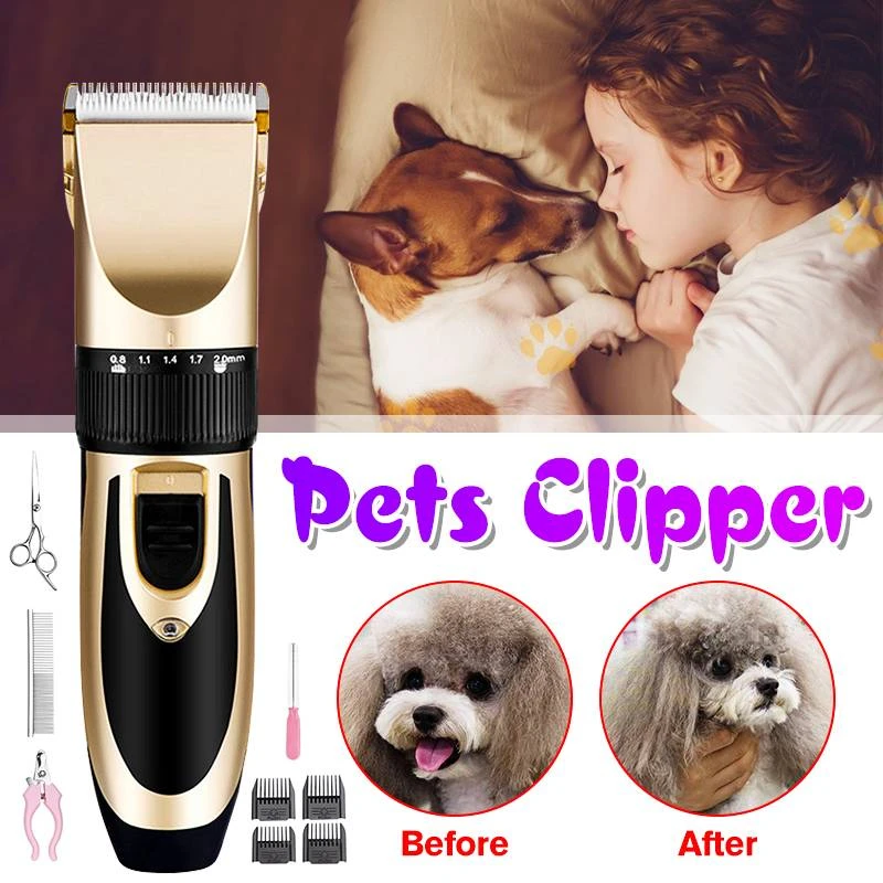 silent electric razor for pets