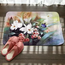 Дверной коврик из кораллового флиса, Нескользящие напольные ковры, кухонный коврик для ванной комнаты, 50x80 см, кухонный коврик tappeto cucina