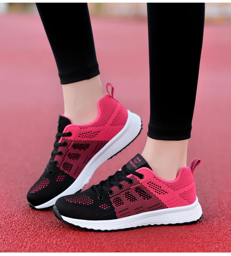 Tenis feminino/Женская теннисная обувь; спортивная дышащая обувь на шнуровке для фитнеса; женские теннисные кроссовки на плоской подошве; женская