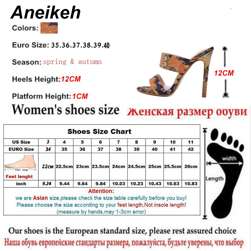 Aneikeh, новинка г. Пикантная парусиновая обувь женские босоножки женские вечерние туфли с открытым носком на высоком каблуке 12 см, модельные туфли Босоножки с открытым носом, Размер 9