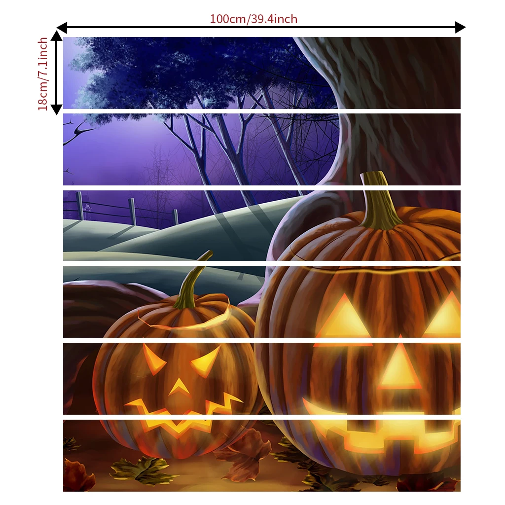 6pcs/set 3D Stair Decals Stickers Stair  Decals Staircase Sticker