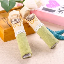 1 пара солнцезащитный цветок рисунок на холодильник дверная ручка перчатка ручка для кухонной мебели Крышка для духовки комплект для защиты ткани украшение дома