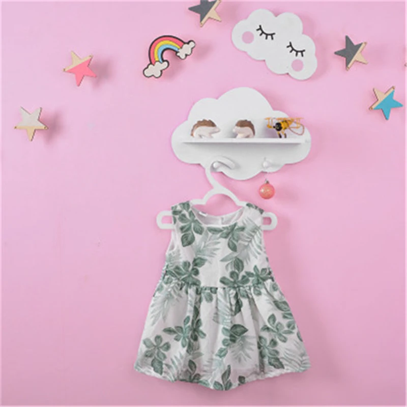 Простая и многофункциональная подвесная дверь для ключей с облаками украшение