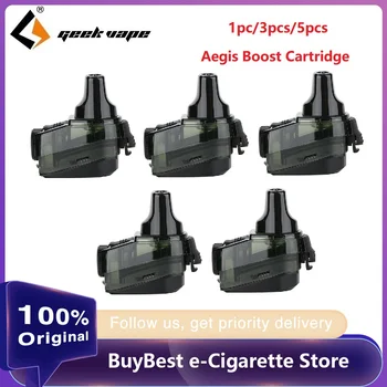 

1pc 5pcs Original Geekvape Aegis Boost Cartridge 3.7ml Capacity 0.4ohm/0.6ohm Coil for Aegis Boost kit E-cig DTL/MTL Vaping Pod