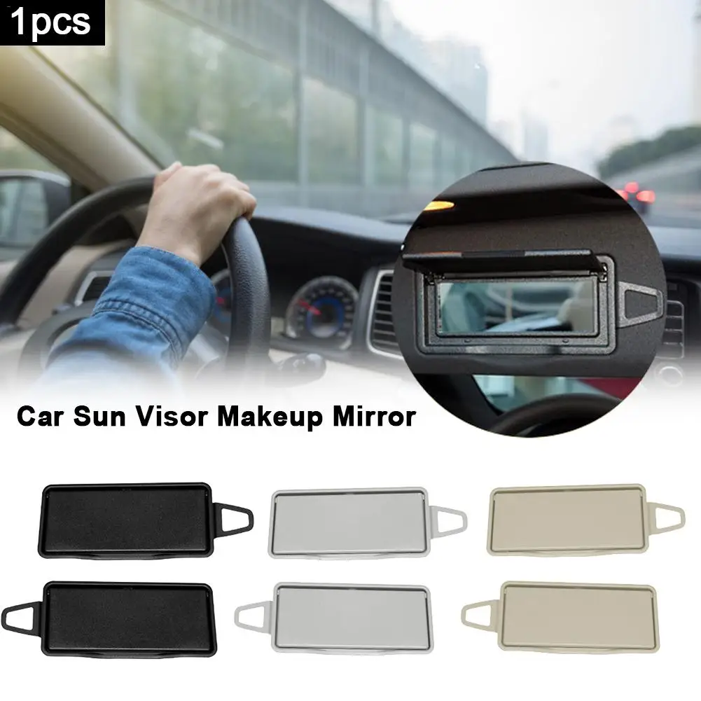 

Left/Right Sunvisor Mirror Has A Lid Sun Shade Visor Makeup Cosmetic Mirror Cover Interior Door Handle Repair Kit