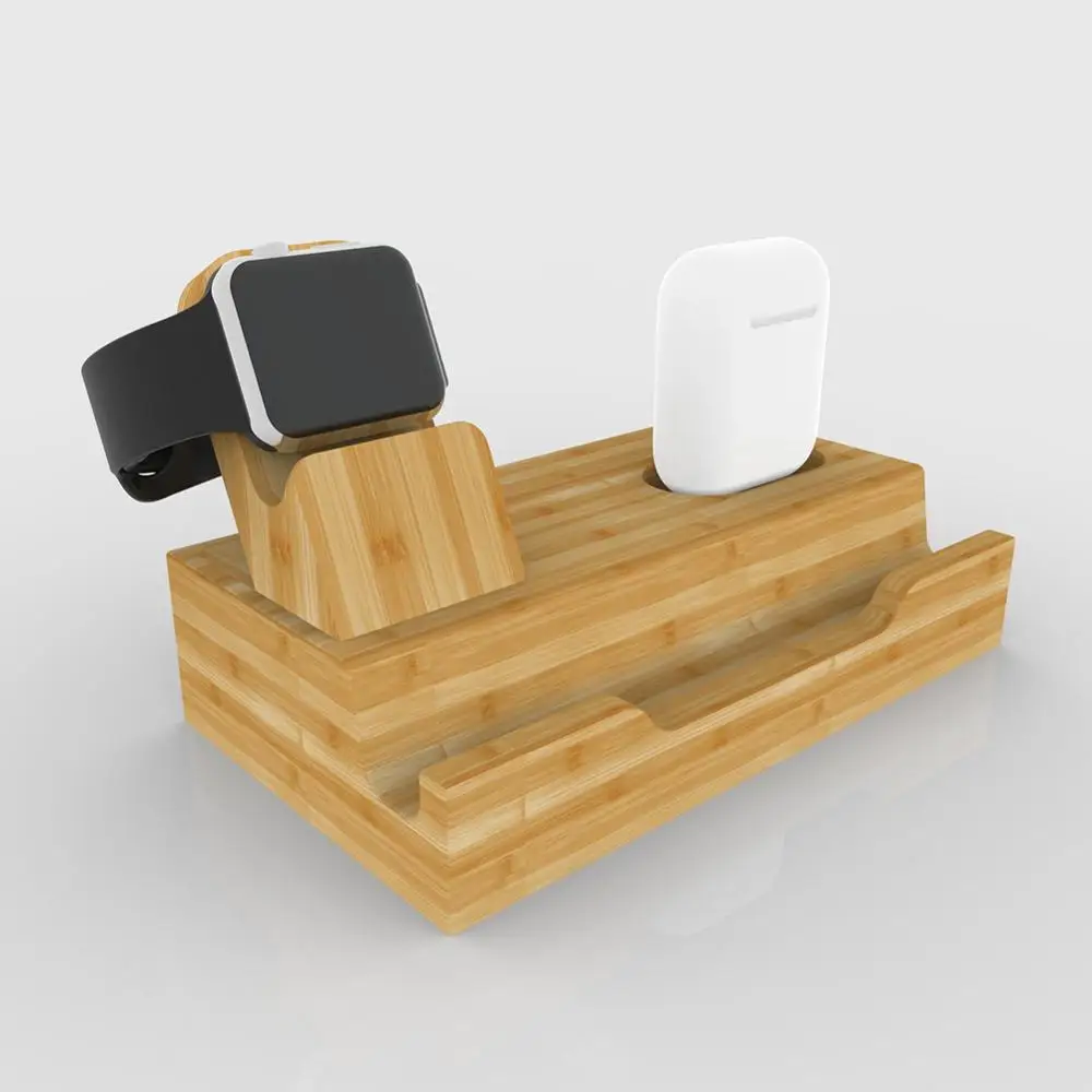 3 в 1 док-станция для быстрой зарядки подставка телефона Apple Watch серии 4/3/2/1 Airpods