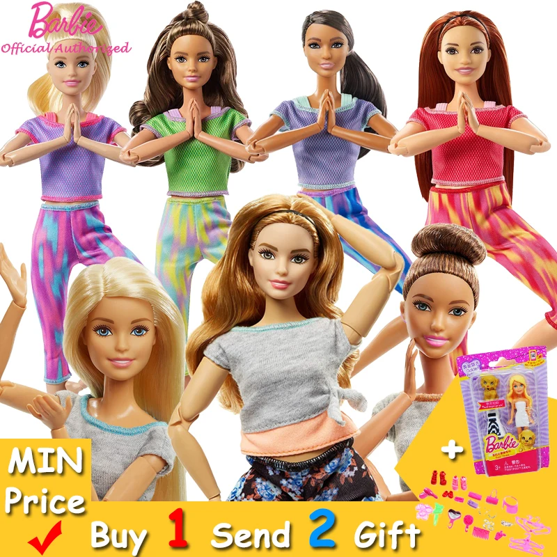 Barbie – au poignet, jouet Original, 22 points, mouvement illimité, Collection de Fans, Yoga, | AliExpress