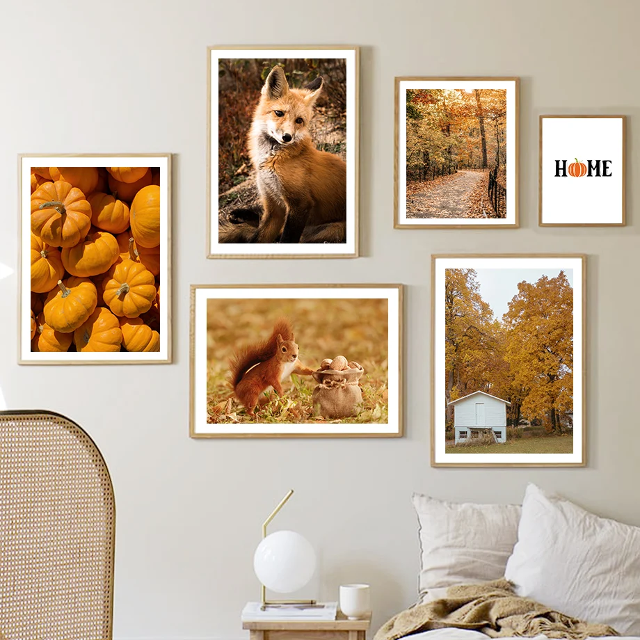 Autumn Forest Wall Art Canvas 3