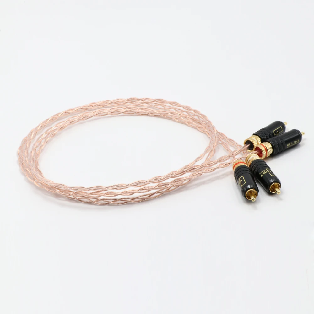 Пара HIFI 3CU 5N OCC сигнальная линия из чистой меди аудиокабель кабель rca к