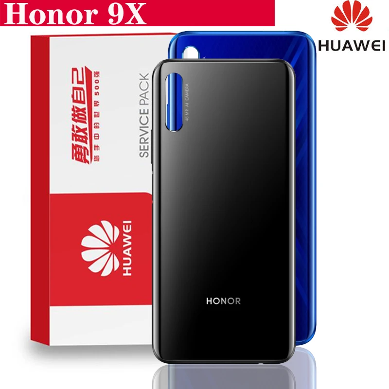 Чехол для аккумулятора Huawei honor 9x Задняя стеклянная крышка задняя Сменный