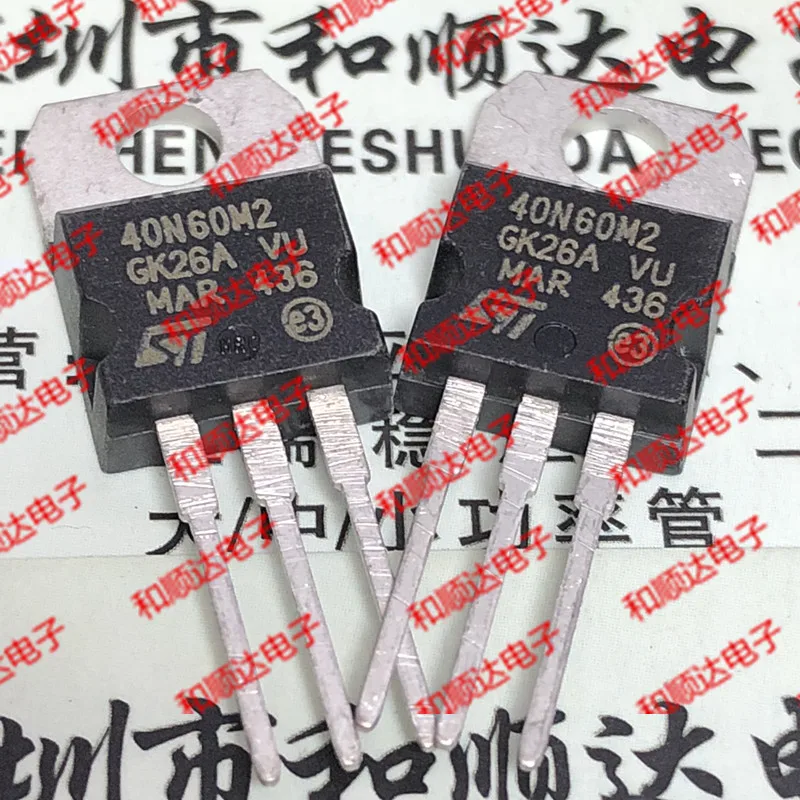 2 шт./40N60M2 STP40N60M2-220 600V 40A