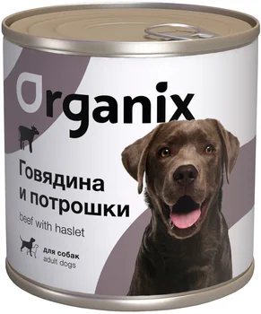 

ORGANIX ORGANIX for adult dogs with beef and giblets 750 g