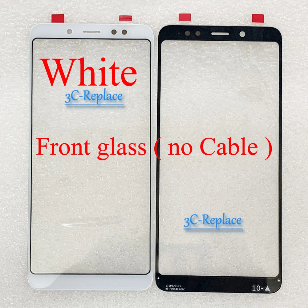White Front glass Высокое качество 5,99 дюймов для Xiaomi Redmi Note 5/Note 5 Pro MEG7S ЖК-дисплей кодирующий преобразователь сенсорного экрана в сборе с рамкой - Цвет: White Front glass