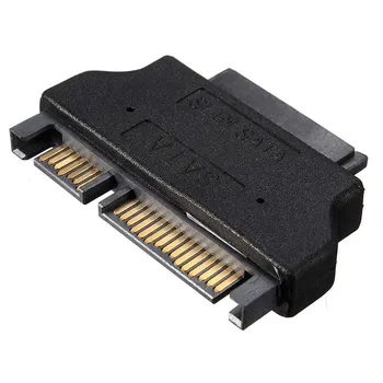 

mini Slim SATA 7 + 15 22pin male to female SATA 7 + 6 pin 13 poles converter adapter