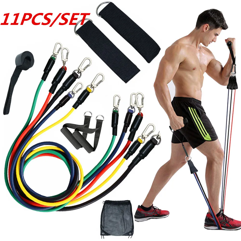 Set of 4 TRX Exercise Bands Yoga Crossfit Fitness Pilates Exercise Workout