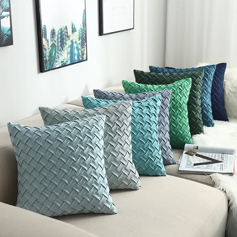 

Pillow Cover 1pc Velvet Pillow Sofa Waist Throw Cushion Cover Home Decor Cushion Cover New Case home decoration accessories