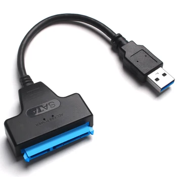 

Converter Hard Drive Desktops Practical 6 Gbps External USB 3.0 To 2.5 SATA Adapter Cable Plug And Play Accessories SSD Laptops