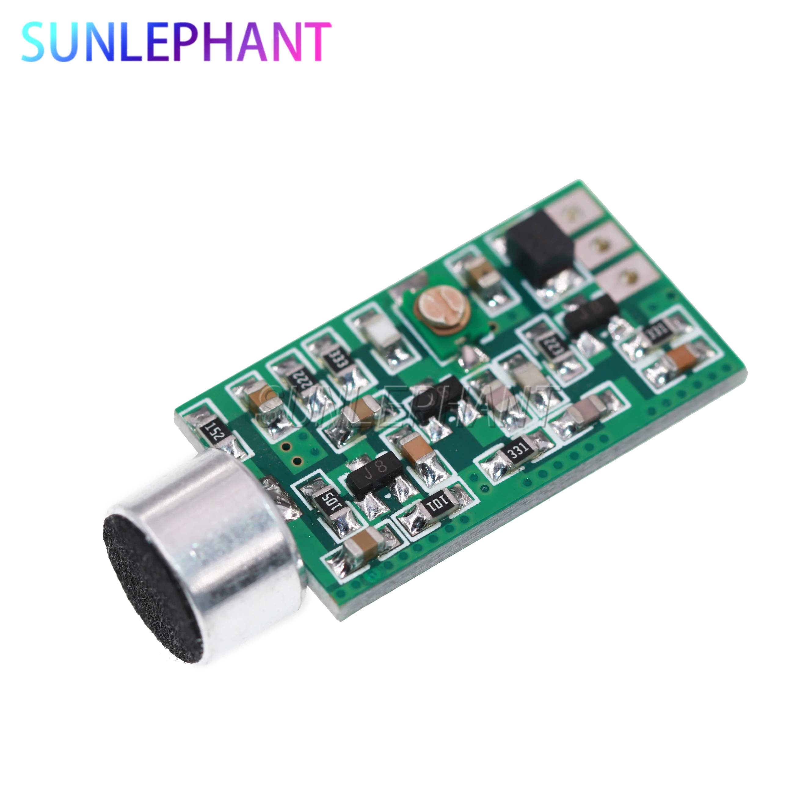 FM Audio Transmitter Module Microphone Wireless Sound Collection 3V 5V MIC Core Board V4 | Электронные компоненты и