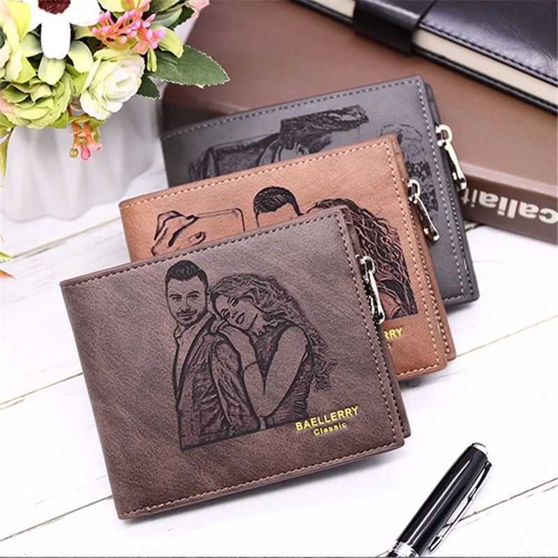 Genuine Leather Zip Card Holder Ultra Thin Custom Letter Logo Coin Purse  Dropshipping Small Men Women Cowhide Credit Card Wallet - AliExpress