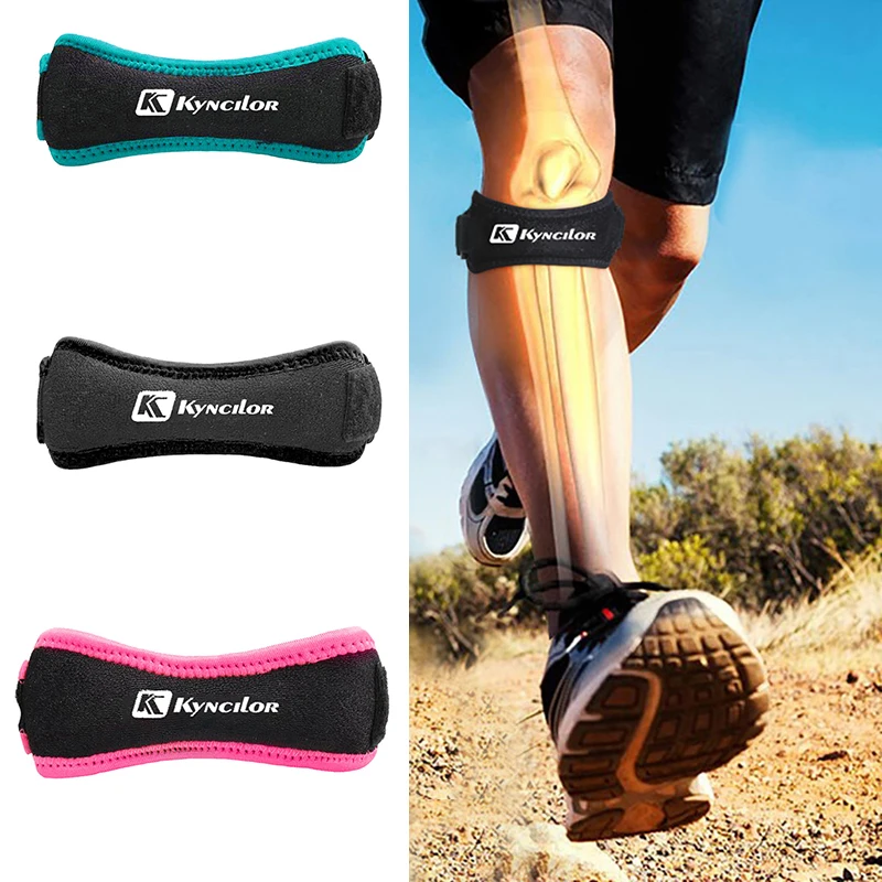 

1Pc Patella Belt Tendon Brace Knee Sports Support Strap Adjustable Knee Protector Belt Breathable Pain Relief Guard Accessories