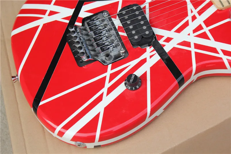 Китайская фабрика по производству гитар custom new5150 полосатая серия