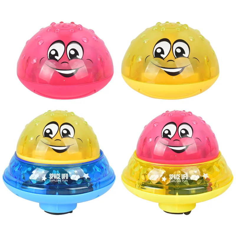 

Hot Selling Infants Children Electric Sensing Fountain Toy with Light And Music Baby Bathroom Play with Water Bath Toy