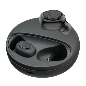 

Wireless Bluetooth Headset Stereo Earphones Tws Sports Headphones With Charging Holder For Ios Android Phone Black Plastic