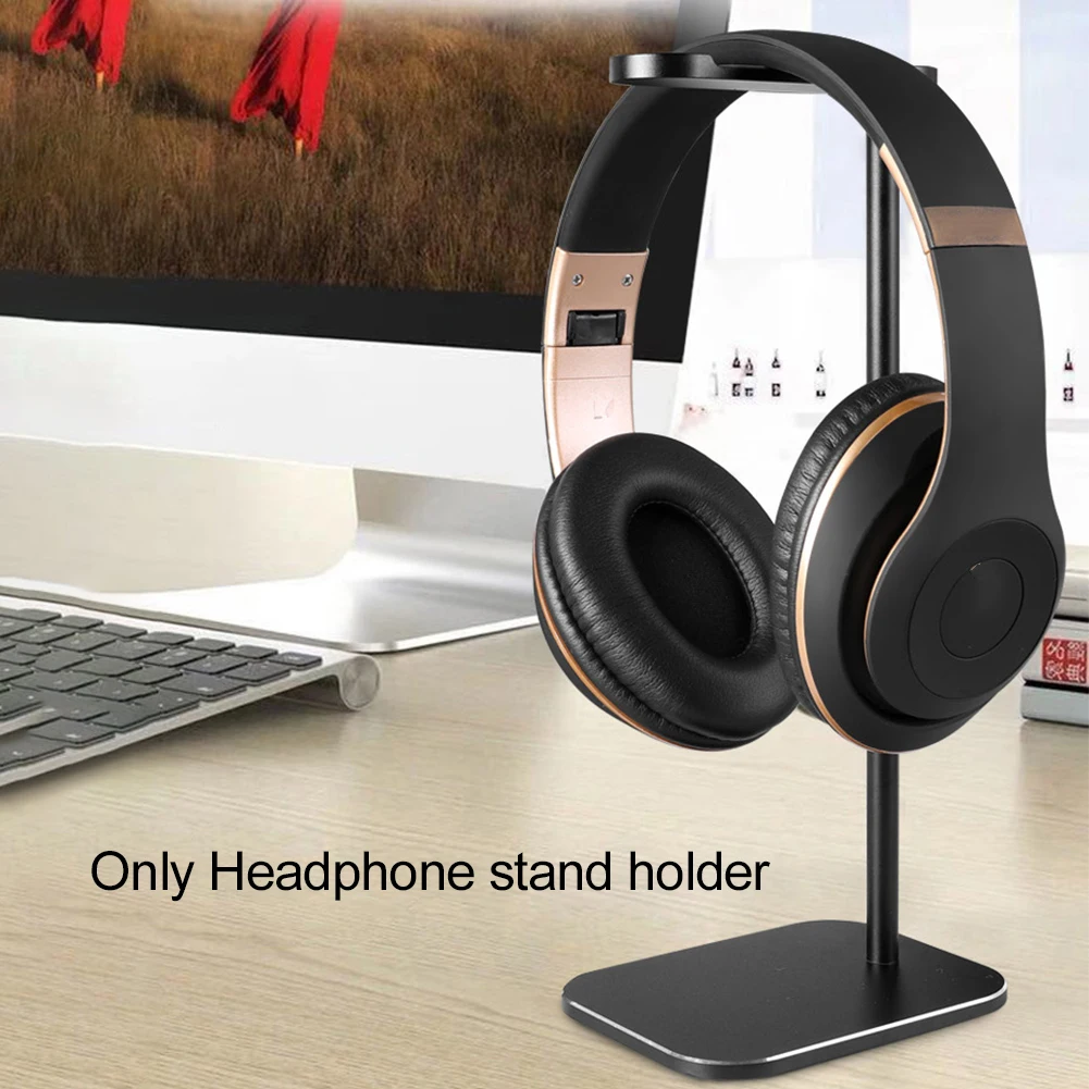 Headphone Stand Holder Stable Internet Cafe Detachable Universal Dormitory Orgnizer Gaming Headset Aluminum Alloy For All Sizes
