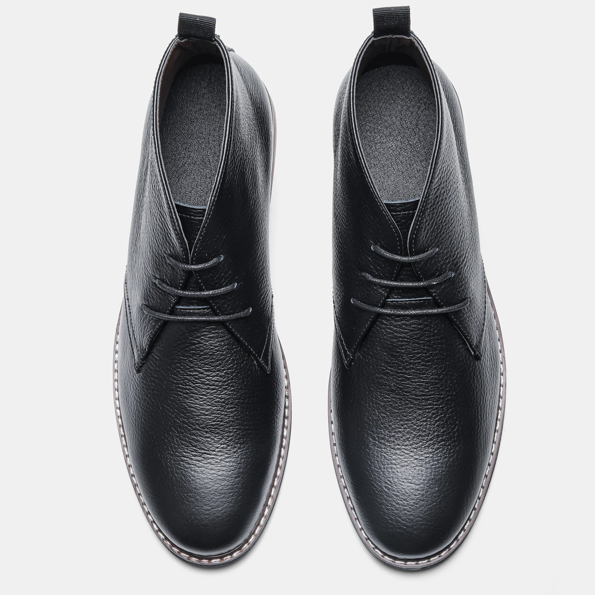 Genuine Leather Men Boots Fashion Comfortable Brand Ankle Leather Boots men chelsea boots men training boots