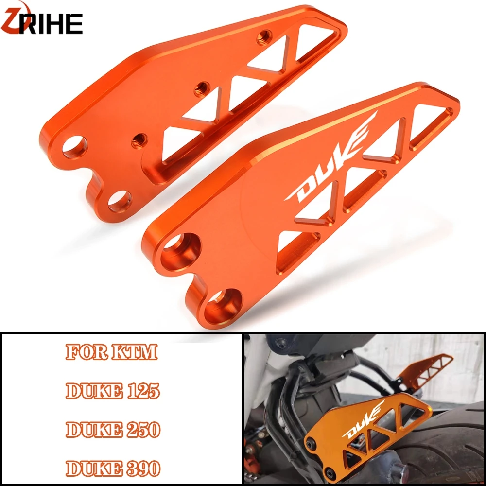 

Motorcycle Foot Peg Protector Rear Heel Protective Covers Guard CNC Brake cylinder guard FOR KTM DUKE 125 250 390 2017 2018 2019