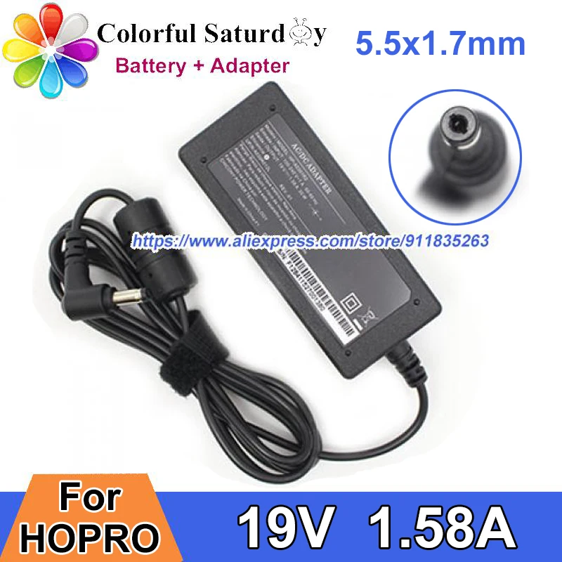 

Original HP-A0301R3 AC Adapter 19V 1.58A 30W For HIPRO R100 For ACER ASPIRE ZE6 1410 SERIES ZH7 S191HQL S200HL P1VE6 Charger